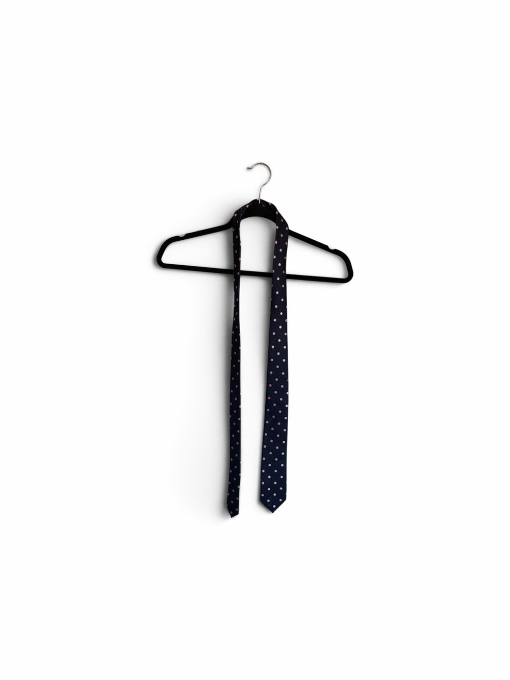 Classic Navy Polka Dot Men's Tie - Unbranded